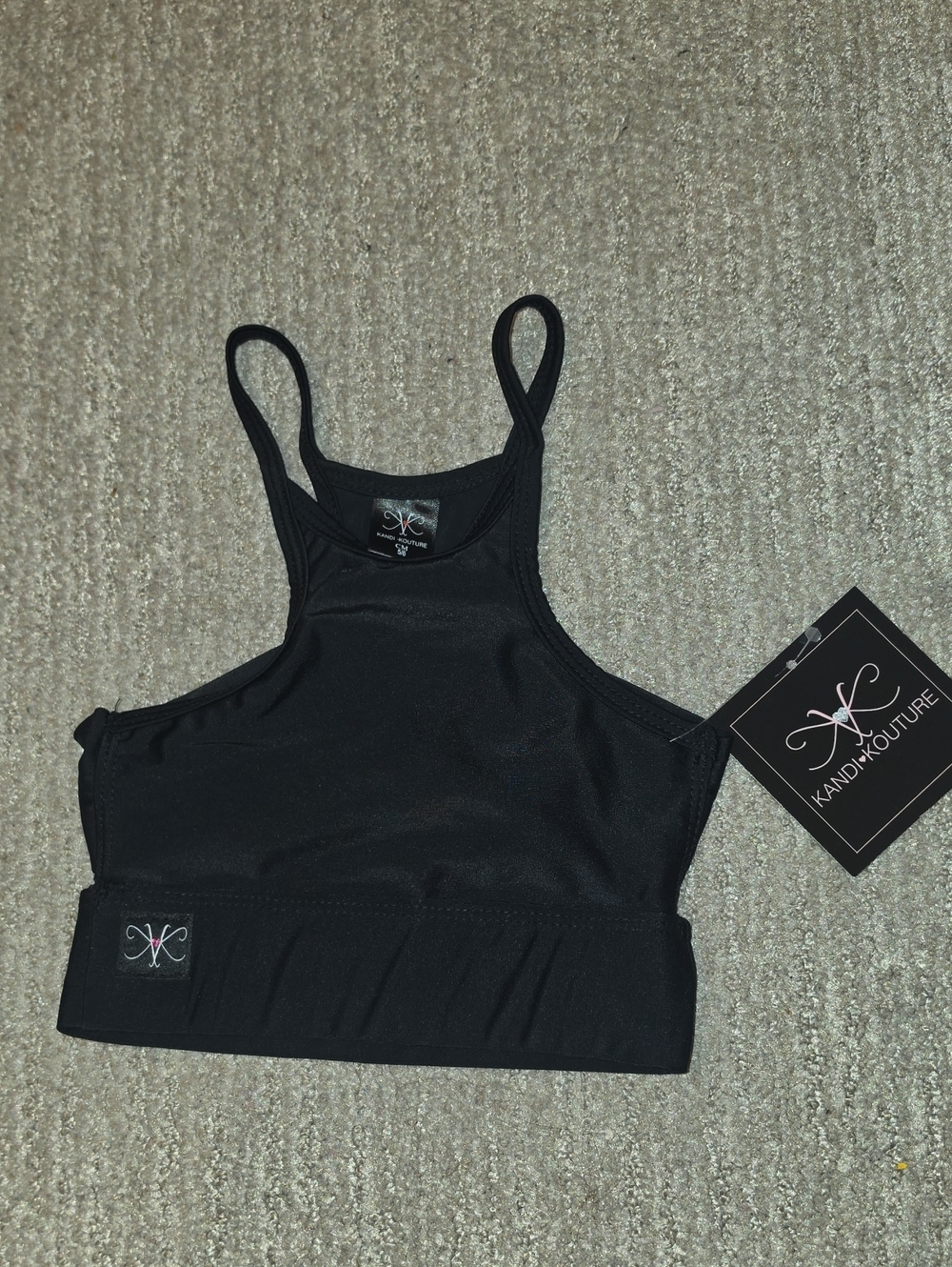 Kandi Kouture Black Dance Top